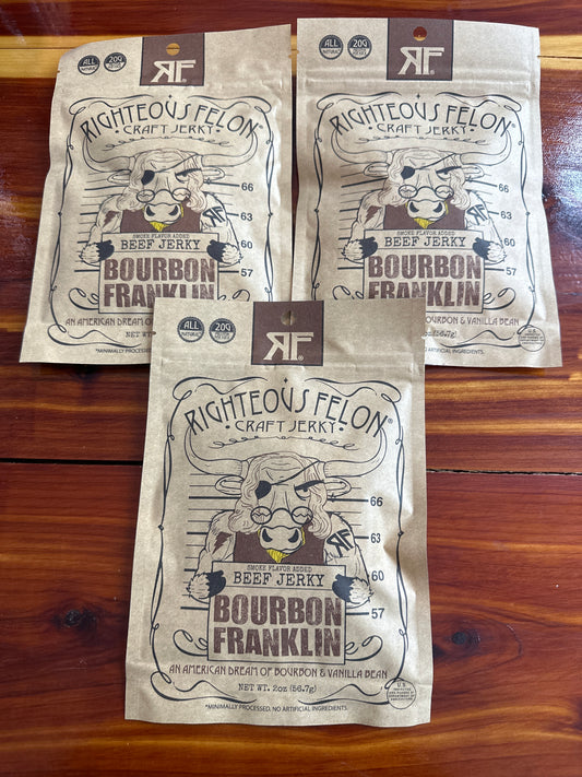 Bourbon Jerky (3) pack