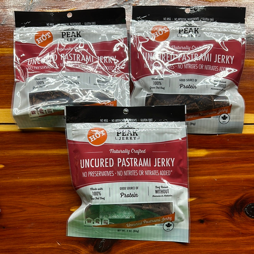 Hot Pastrami Jerky