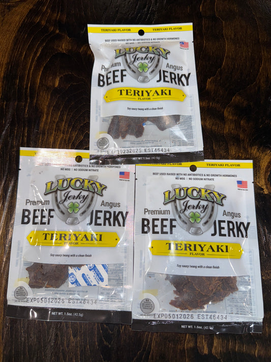 Teriyaki Angus Jerky (3) pack