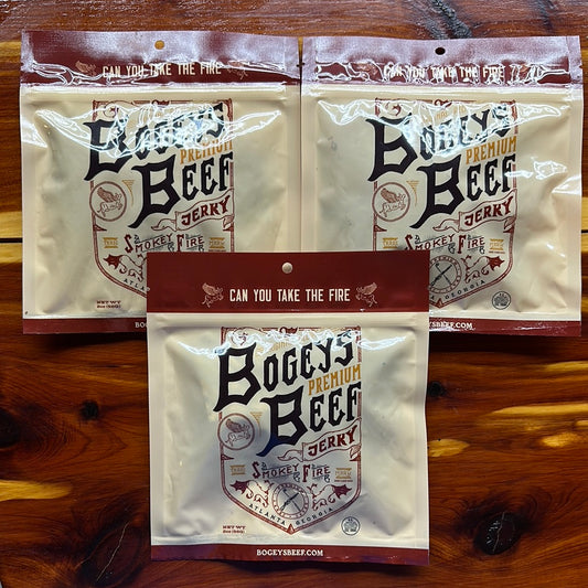 Smokey Fire Beef Jerky (3) Pack